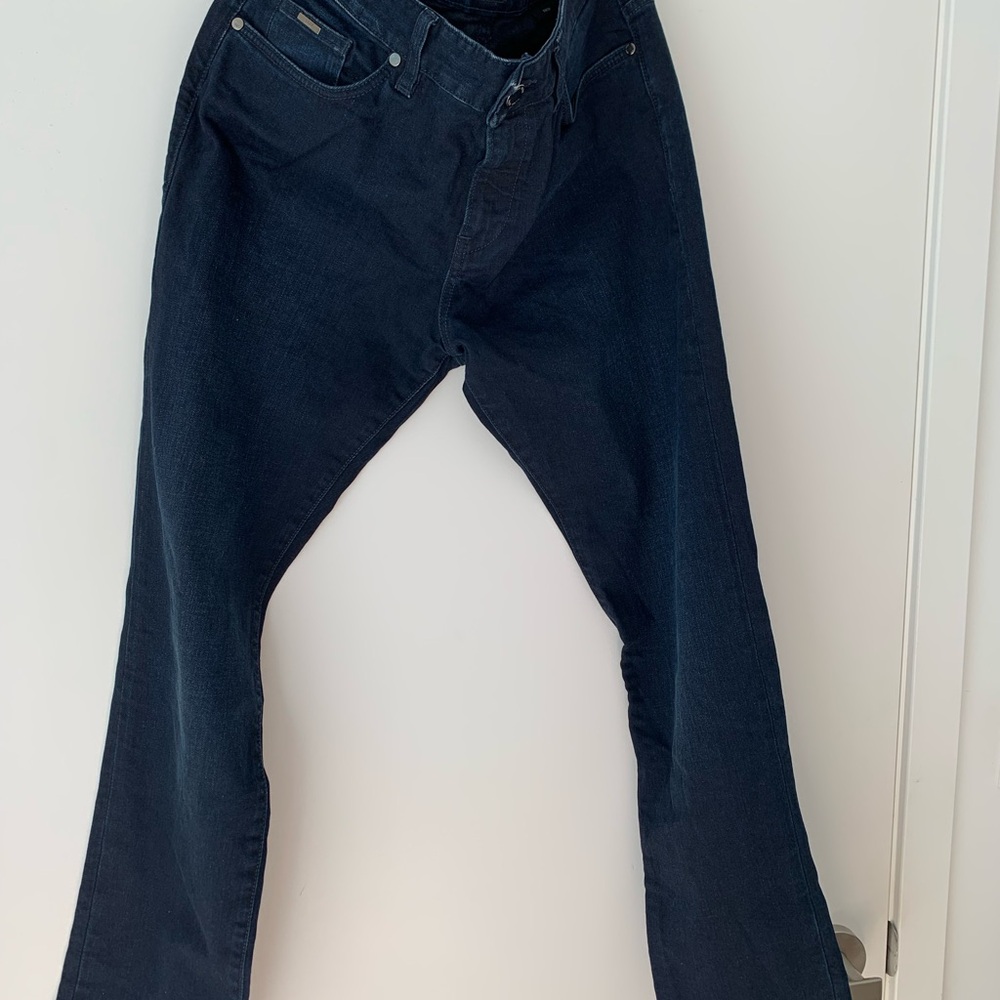 Hugo Boss Men's Navy Straight Jeans